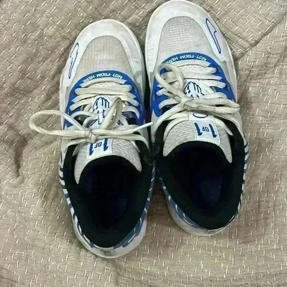 Puma LaMelo Ball Subject 01 Lo - White/Bluemazing - Picture 5 of 6